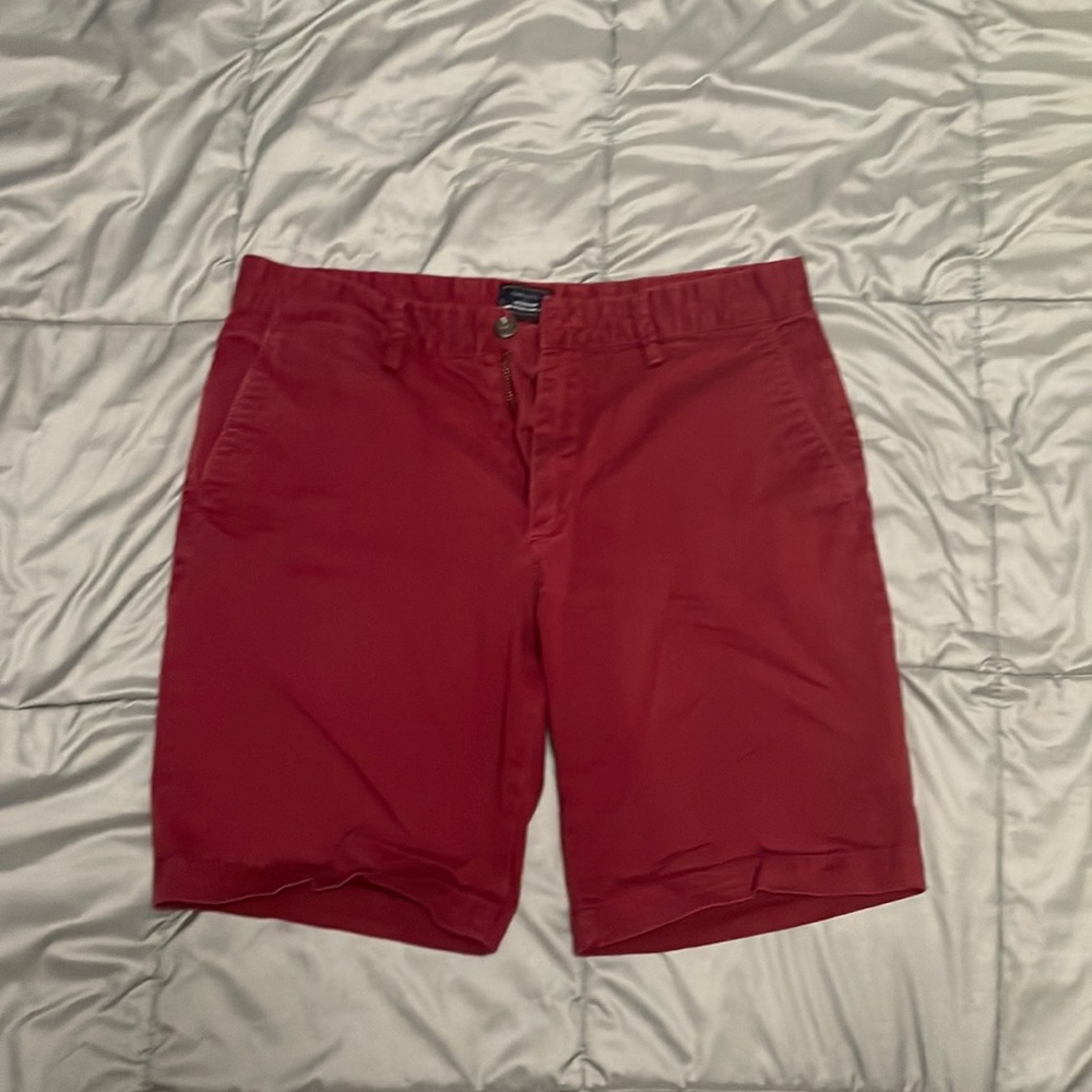 Mens • Khaki Shorts • 34 Waist • Red • GAP